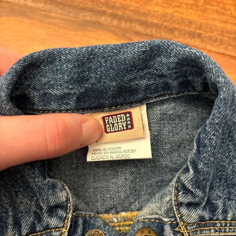 Faded Glory vintage denim jacket